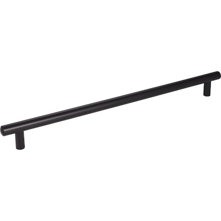 Jeffrey Alexander 320 mm Center-to-Center Matte Black Key West Cabinet Bar Pull 370MB